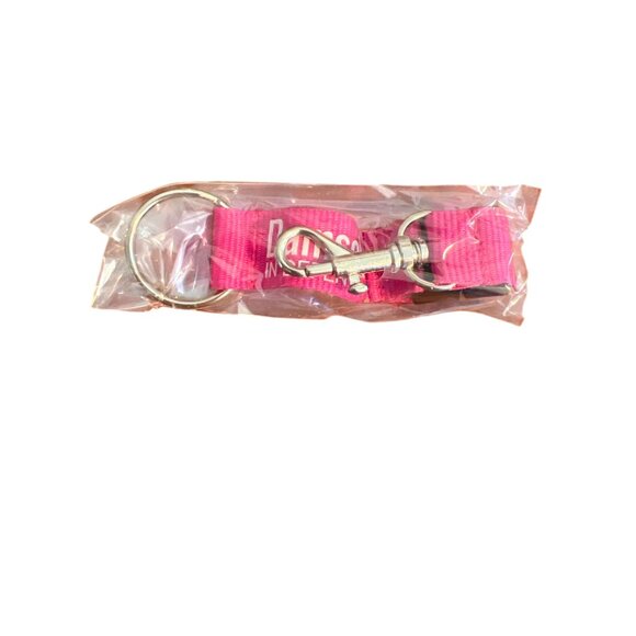 Damsel In Defense Breakaway Keychain Pink Nylon Carabiner New in Box - Picture 4 of 4